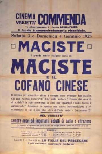 Maciste und die chinesische Truhe Poster