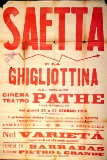 Saetta e la ghigliottina Poster