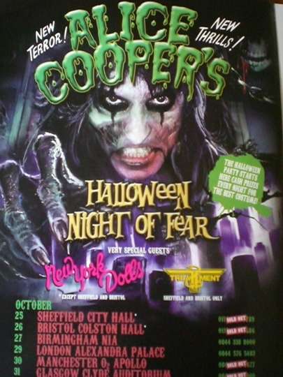 Alice Cooper Halloween Night of Fear