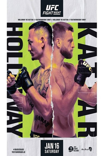 UFC on ABC 1: Holloway vs. Kattar Poster