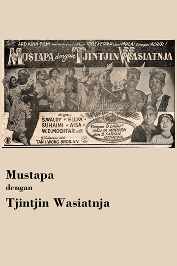 Mustapa dengan Tjintjin Wasiatnja Poster