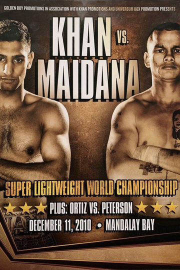 Amir Khan vs Marcos Maidana Poster