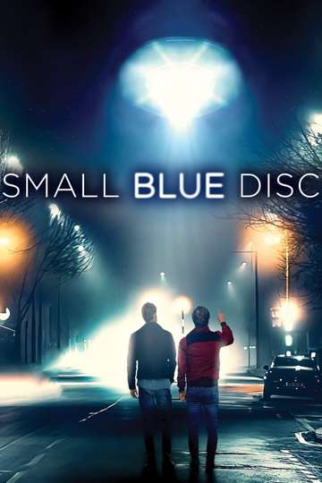 Small Blue Disc Poster