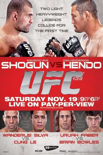 UFC 139 Shogun vs Henderson Poster