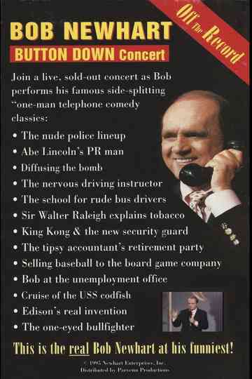 Bob Newhart  ButtonDown Concert