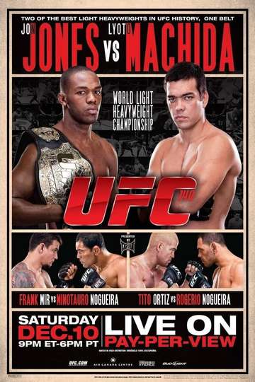 UFC 140 Jones vs Machida Poster