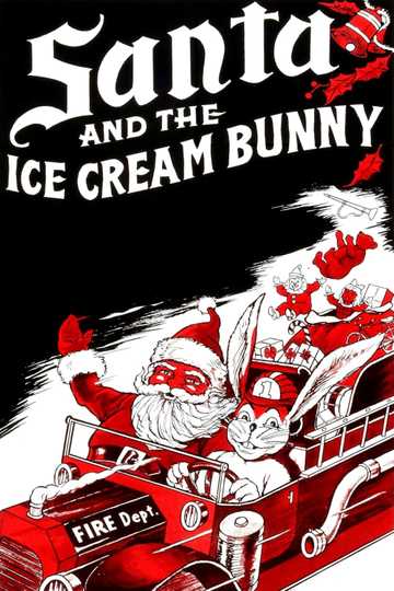 Santa and the Ice Cream Bunny Poster