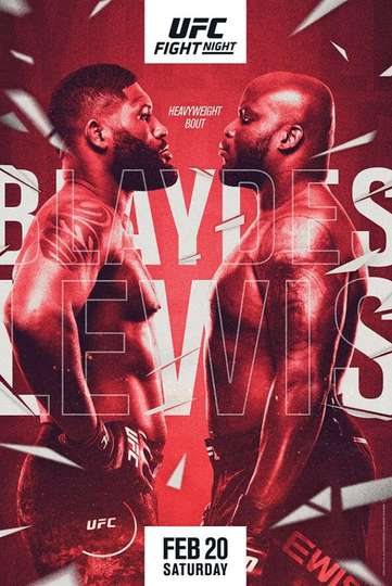 UFC Fight Night 185: Blaydes vs. Lewis Poster