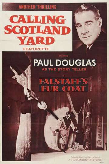 Calling Scotland Yard Falstaffs Fur Coat Poster