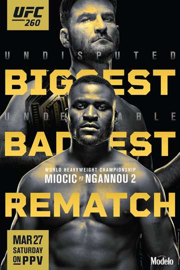 UFC 260: Miocic vs. Ngannou 2 Poster