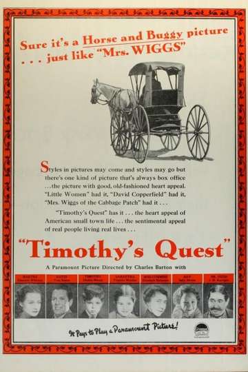 Timothy's Quest Poster