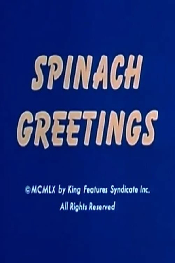 Spinach Greetings Poster