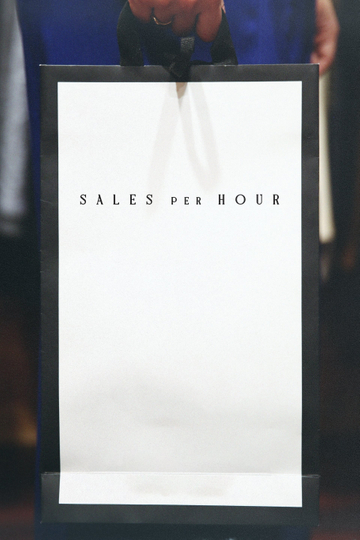 Sales Per Hour Poster