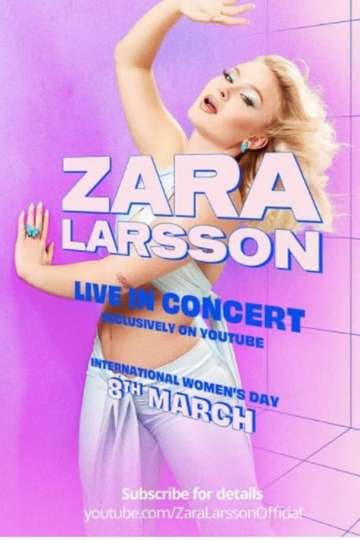 Zara Larsson  Live In Concert Poster
