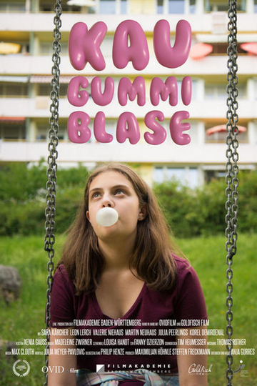 Bubble Gummed Girl Poster