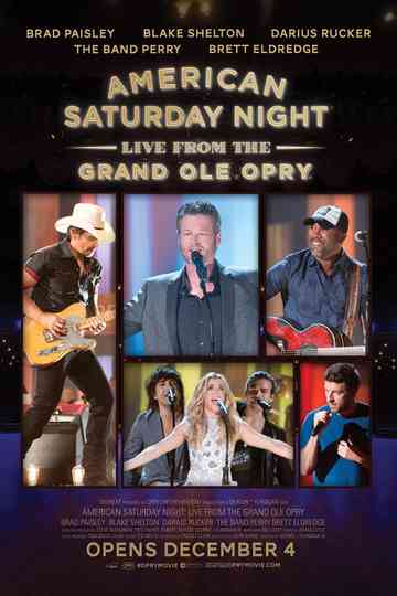 American Saturday Night: Live from the Grand Ole Opry Poster