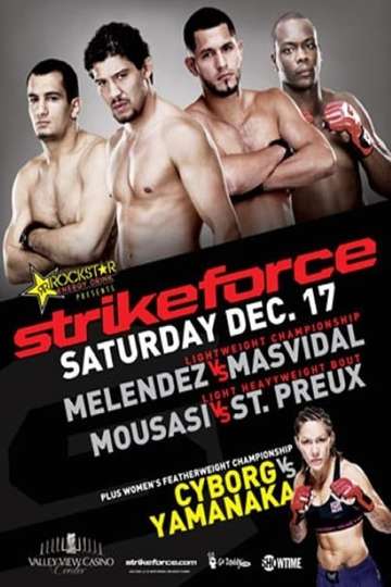 Strikeforce Melendez vs Masvidal Poster