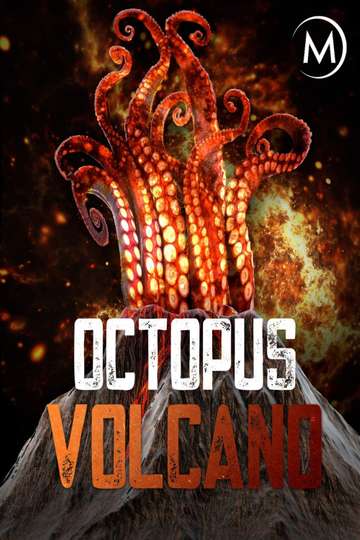 Octopus Volcano Poster