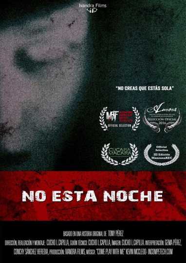 No esta noche Poster