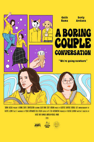 A Boring Couple Conversation Poster