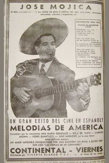 Melodías de América Poster