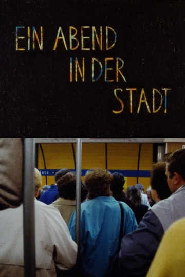 Ein Abend in der Stadt Poster