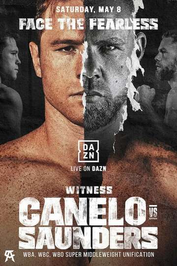 Canelo Alvarez vs Billy Joe Saunders Poster