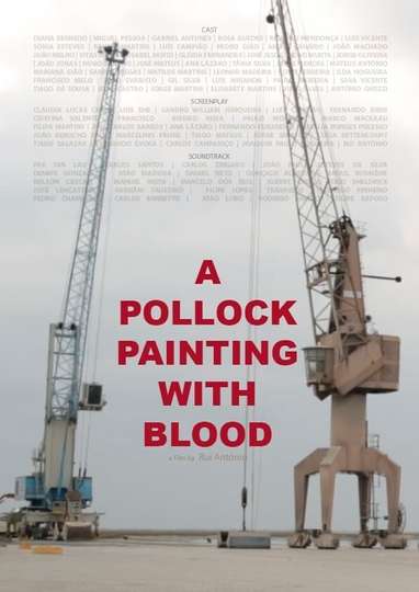Um Quadro do Pollock com Sangue Poster