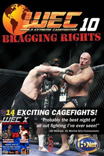 WEC 10: Bragging Rights Poster