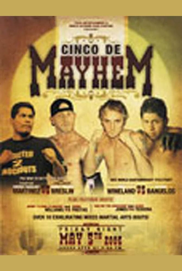 WEC 20: Cinco de Mayhem Poster