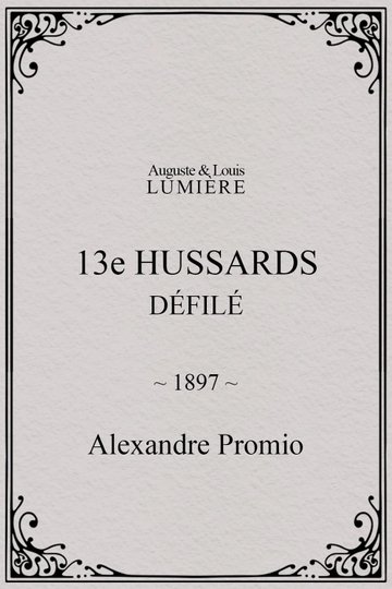 13e hussards  défilé