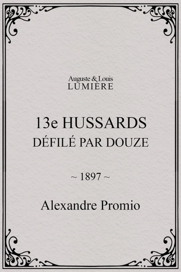 13e hussards  défilé par douze