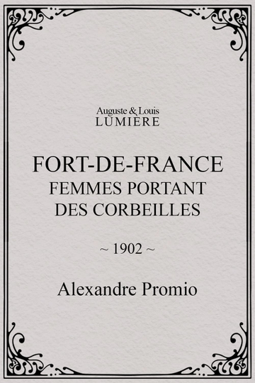 FortdeFrance  femmes portant des corbeilles