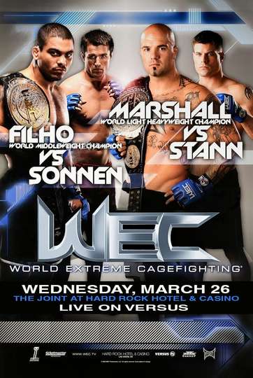 WEC 33 Marshall vs Stann Poster