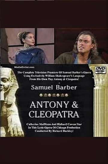 Antony  Cleopatra  Lyric Opera of Chicago Poster