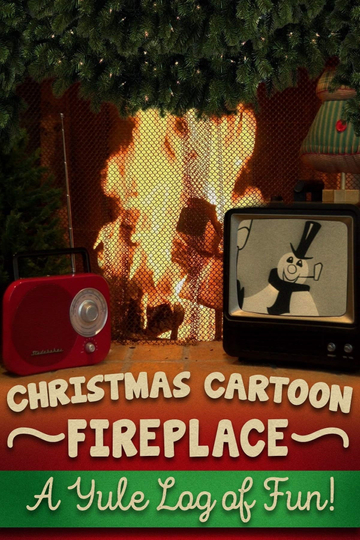 Christmas Cartoon Fireplace A Yule Log of Fun