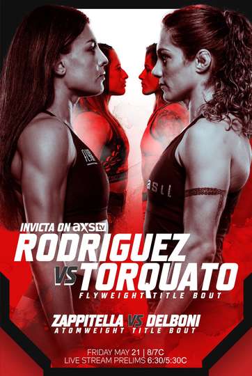 Invicta FC on AXS TV Rodríguez vs Torquato Poster