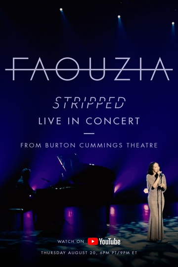 Faouzia  Stripped Live In Concert from the Burton Cummings Theatre Poster