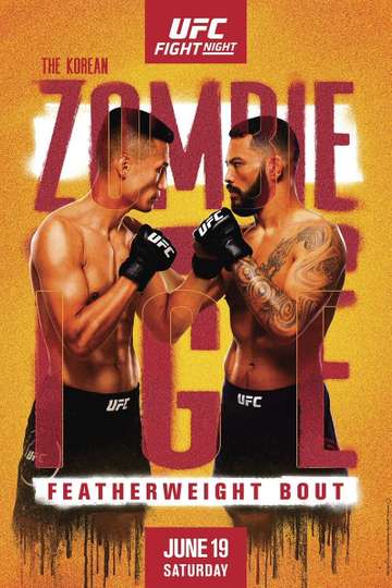UFC on ESPN 25 Korean Zombie vs Ige Poster