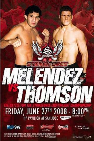 Strikeforce Melendez vs Thomson Poster