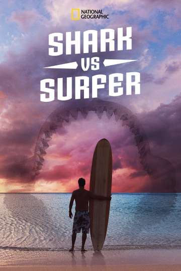 Shark vs Surfer Poster