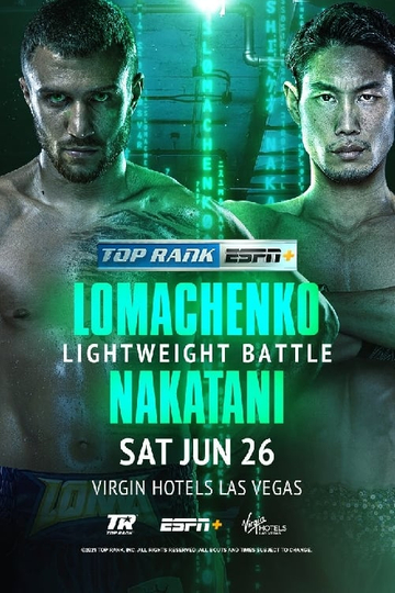 Vasyl Lomachenko vs Masayoshi Nakatani