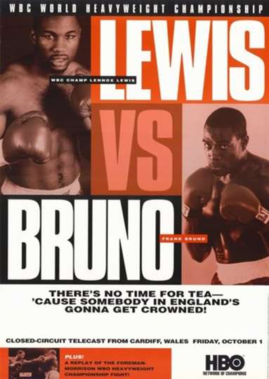 Lennox Lewis vs Frank Bruno  WBC World Heavyweight Championship