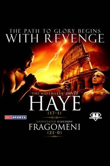 David Haye vs Giacobbe Fragomeni Poster