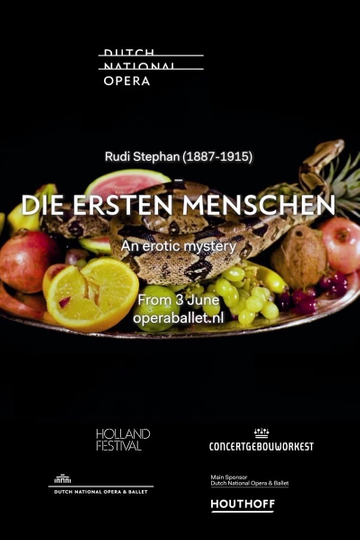 Rudi Stephan: Die ersten Menschen Poster