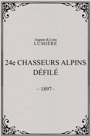 24ème chasseurs alpins  défilé