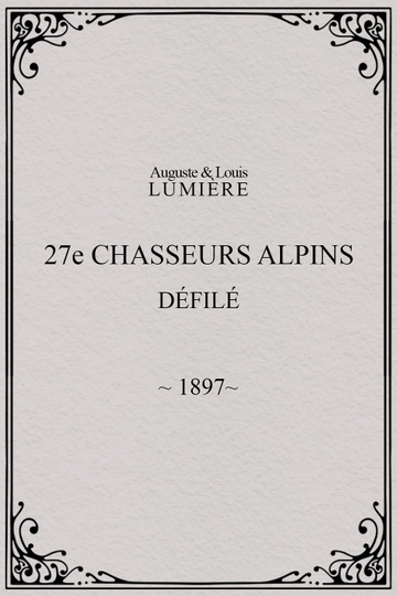 27ème chasseurs alpins  défilé