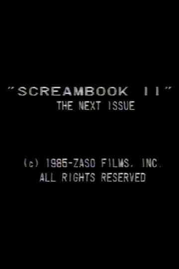 Screambook II Poster