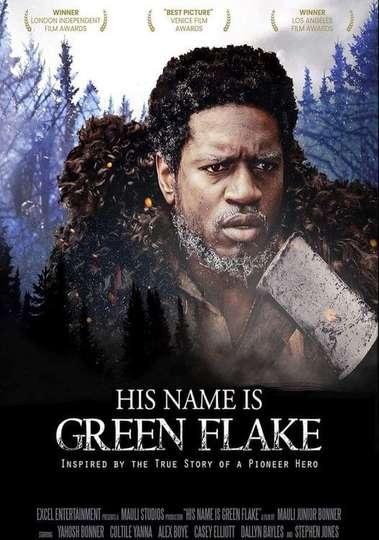 Green Flake Poster