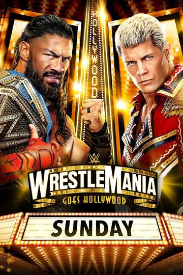 WWE WrestleMania 39 Sunday Poster